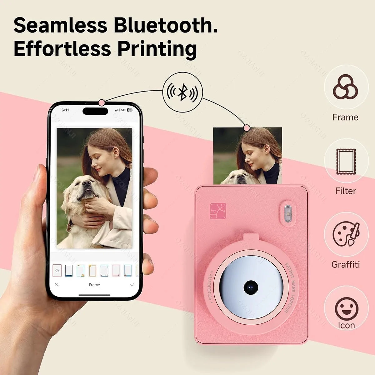 SnapPrint™ Instant Camera